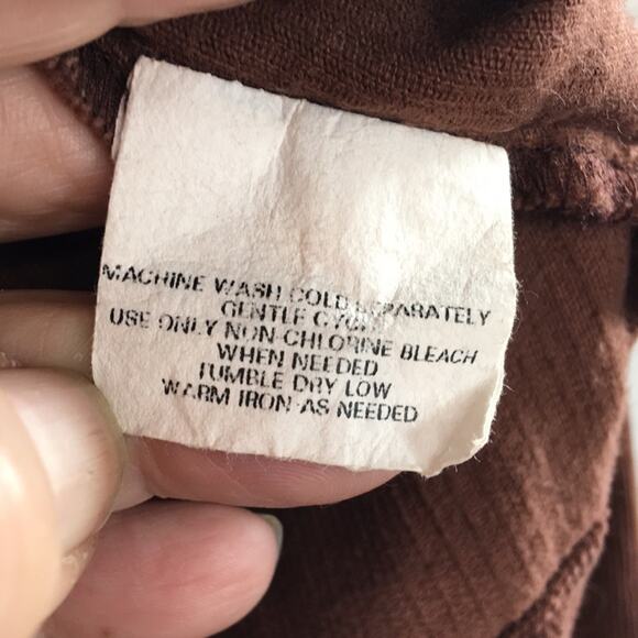 At Last & Company Girl's Lightweight Brown Corduroy Jacket Size Large‎ - Picture 9 of 9